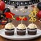 Graduation Decorations 2026-36 PCS Graduation Cupcake Toppers - 2026 Graduation Party Decorations - Mini Cake Decorations for Class of 2026,Diploma, 2026, Grad Cap Set (Red)